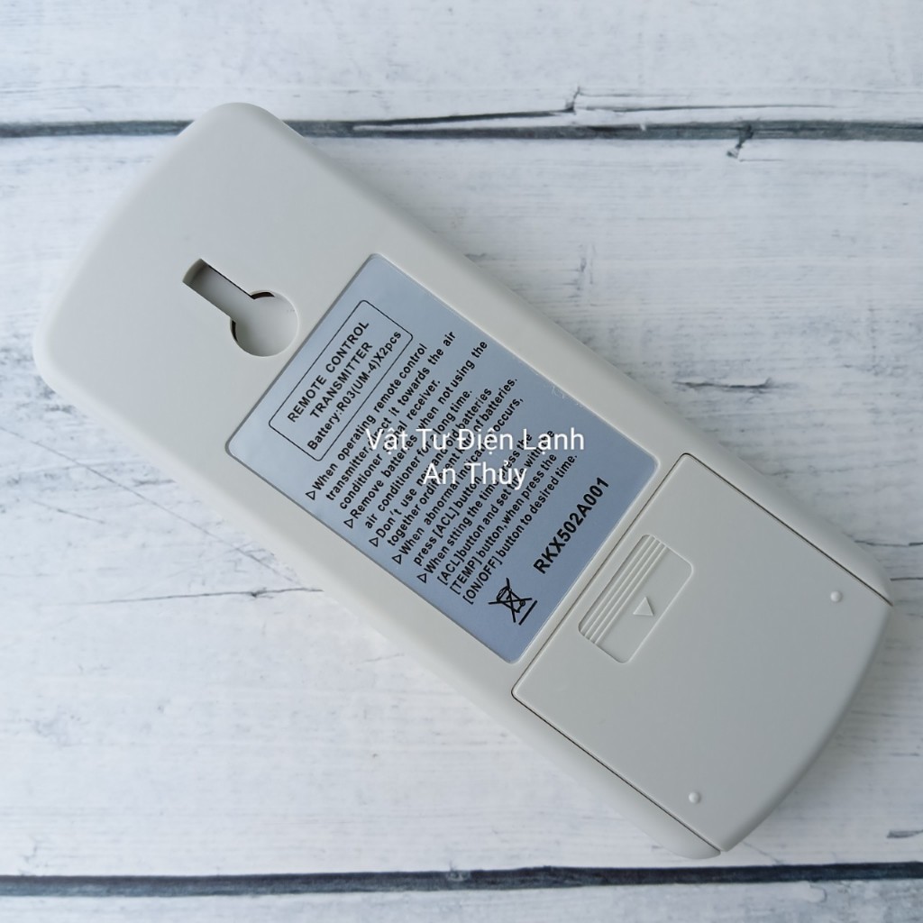 Remote máy lạnh MITSUBISHI HEAVY không có 3D