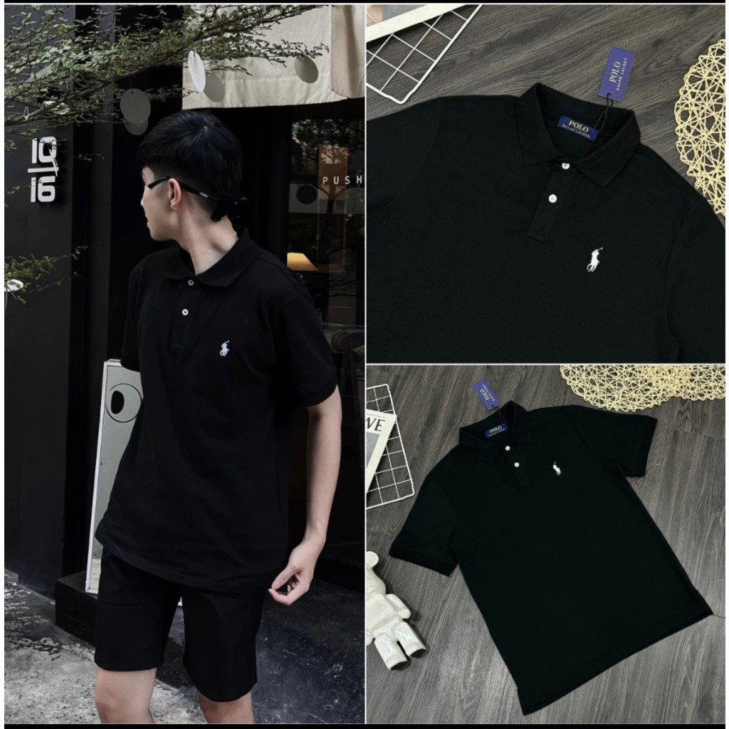 Áo Polo Ralph Laurent Thêu Ngực Chất Gai Thoáng Mát Hàng Đẹp Form Chuẩn -Áo Polo Nam Ralph Laurent C