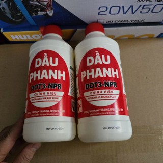 Dầu phanh chính hiệu DOT3-NPR dùng cho ô tô xe máy.