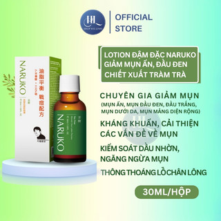 Lotion giảm mụn cám, đầu đen Naruko trà tràm đậm đặc Tea Tree Blemish Clear Lotion Precious 30ml