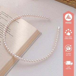 Bờm ngọc cài tóc, băng đô cài tóc, bờm cài tóc, ngọc trai mẫu tiểu thư xinh xắn - Hogi Clothing