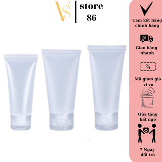 Set 3 tuýt chiết dầu gội , mỹ phẩm trong suốt có thể tái sử dụng 30ml/50ml/100ml -Tuýt chiết mỹ phẩm phụ kiện du lịch