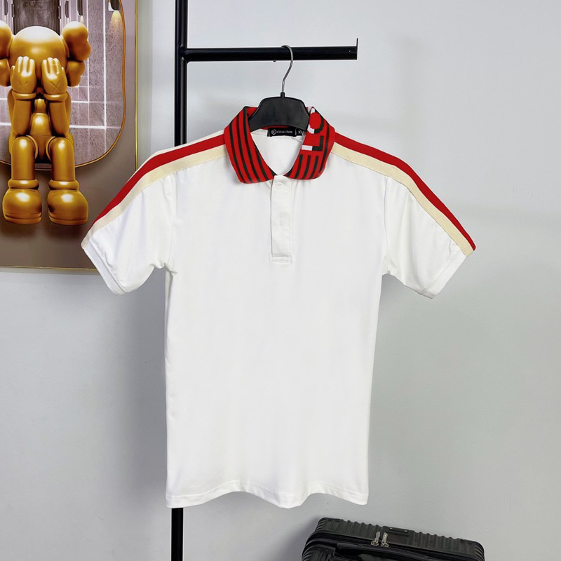 ÁO THUN POLO CỔ BẺ PHỐI HOẠ TIẾT PLTN