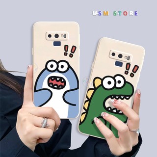 Ốp lưng samsung note 9, tpu dẻo, khủng long cá mập