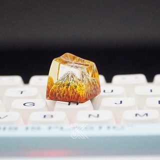 Keycap Resin Núi Phú Sĩ - Nút Bàn Phím Cơ Núi Phú Sĩ - 2 Mùa Thu Đông
