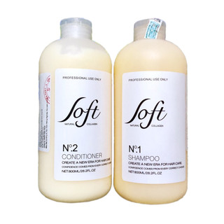 Bộ dầu gội xả SOFT Nature Collagen dành cho tóc Gầu Nấm, Xù, Gãy Ngọn 800mlx2