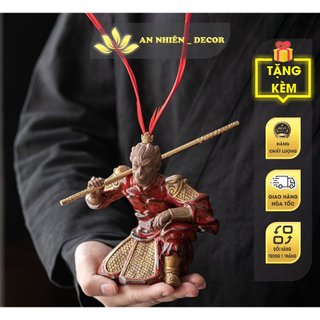 Tượng mỹ hầu vương - đấu chiến thắng phật - gốm tử sa cao cấp