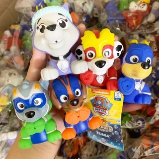 Bộ đồ chơi Biệt đội 5 chó cứu hộ cao su phun nước PAW PATROL thả bồn tắm cho bé, đồ chơi nhà tắm phun nước cho trẻ