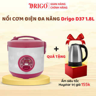 Nồi cơm điện Drigo D37 1.8L đa năng chính hãng -  Bảo hành 12 tháng
