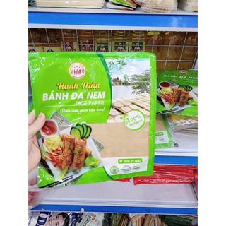 Bánh đa nem hạnh mẫn màu trắng, màu vàng túi 20 lá
