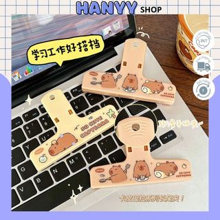 Kẹp Giấy Nam Châm Capypara Răng Cưa Dễ Thương - Hanyyshop