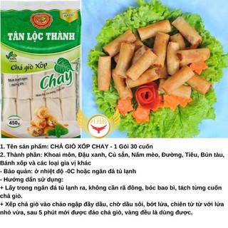 Hộp 30 Cuốn Chả Giò Chay Ngon(Hỏa Tốc TP HCM)