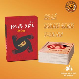 Bộ Bài Ma Sói Mini 22 lá thích hợp khi đi du lịch