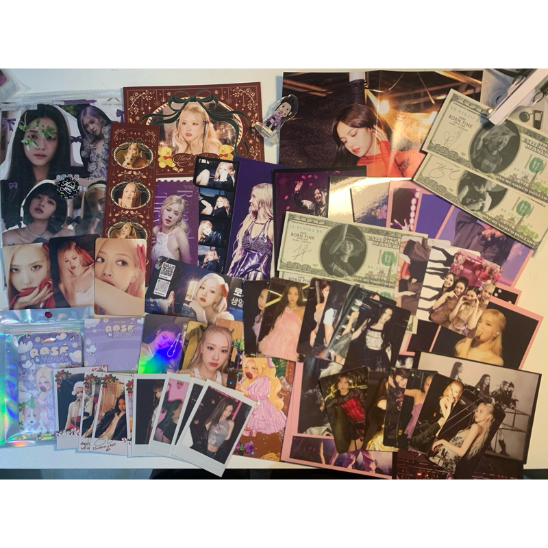 [Off] Card ảnh thẻ thành viên Jennie Lisa Jisoo Rosé nhóm nhạc Blackpink fansite/fanmade