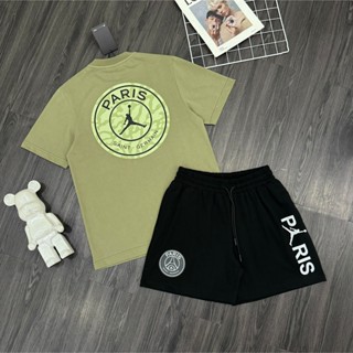 Bộ Quần Áo Nam JD Logo Sau Áo Phối Chữ Paris Siêu Chất - Bộ Quần Áo Nam Nữ JD Siêu Chất Hottrend 2024