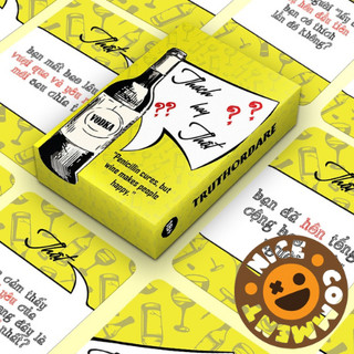Bộ bài drinking game truth or dare thách hay thật cho bạn bè hottrend đi nhậu khuấy động bầu không khí 68 lá TBVN