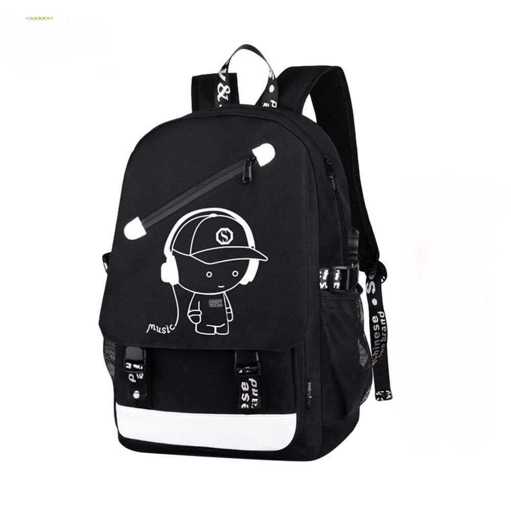 Ba lô UNISEX thời trang hàn quốc hình ONE và BOY SHINE -300