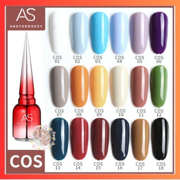 Sơn gel AS mã COS chai đỏ 15ml