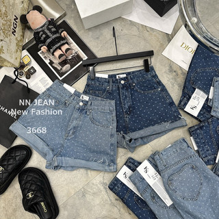 Quần sooc jean chấm bi hàng quảng châu