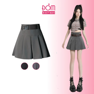Chân Váy Ngắn Xếp Ly Dáng Chữ A Lưng Cao Có Quần Chống Lộ Không Kèm Đai CV1206