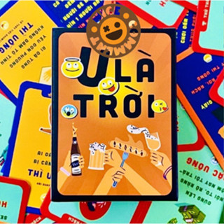 Bộ bài drinking game nốc out thẻ bài huệ uống thử thách cùng bạn bè cho nhóm cặp đôi 100 lá U Là Trời Chau anh toys