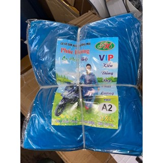[Combo 10 bộ] bộ áo mưa nilon nhiều màu [cả áo & quần] – không lo mưa gió ☔