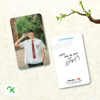 Lomo card byeon woo seok - lovely runner size 9x5.5