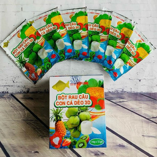 Thạch rau câu con cá dẻo Hiệp Long (HỘP 12 gói)