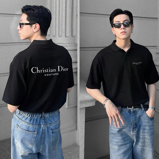 Áo Polo Form Rộng Tay Lỡ Unisex Nam Nữ Mặc Được 100% Cotton Cao Cấp Thoáng Mát Dày Oversize Local Brand, ao Polo