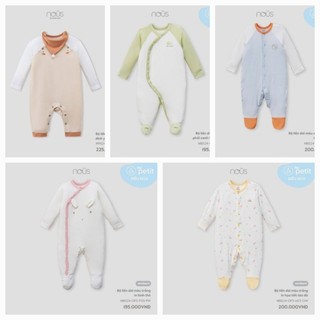 Body dài Nous Newborn Nu peptit mềm mát