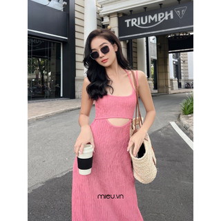 Đầm thun nữ thiết kế khoét eo điểm nhấn tôn dáng MIEU - KA14
