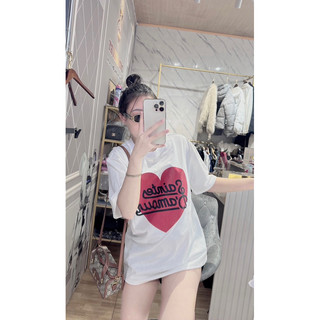 [Hàng chuẩn] Áo phông san tin tim đỏ sc