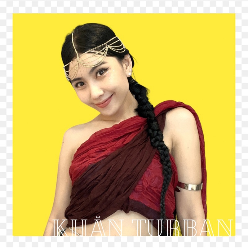 Bờm tóc bohemian phong cách âu mỹ - Vòng đội đầu boho