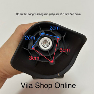 Bánh xe thay thế cho vali