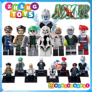 Đồ chơi Xếp hình Joker Captain Boomerang Silver Banshee Ra's Al Ghul Killer Frost Harley Quinn Solomon Hugo Xinh X0171