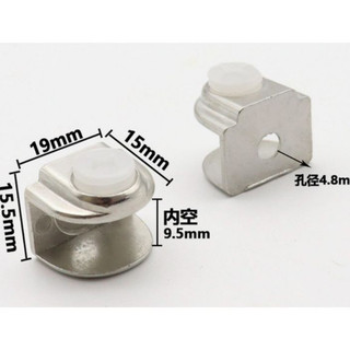 Kẹp kính bán nguyệt, kẹp kính 8mm dùng trong nội thất