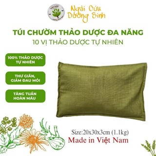  Gối Chườm Nóng Thảo Dược Giảm đau mỏi Lưng Vai Gáy Túi Chườm Thảo Dược Đa Năng 