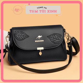 Túi đeo chéo nữ ❤️freeship❤️ túi xách da mềm phụ kiện con chuột dây da đeo chéo cho nữ