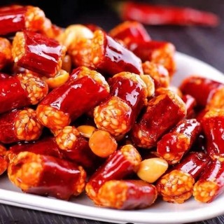 Bim bim ớt,snack ớt chiên giòn cao cấp gói 308g