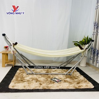  Võng xếp màu xám cao cấp Như Ý đẹp trẻ trung lưới võng Hàn Quốc gấp gọn có nhiểu màu hiện đại sang trọng 