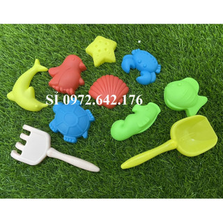 [CHỌN MẪU - SỈ HCM] Khuôn chơi cát động lực, tạo hình đất nặn cho bé
