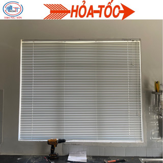 (Hỏa Tốc) Rèm sáo nhôm Rèm Trung Tín màu trắng loại 1 chính hãng