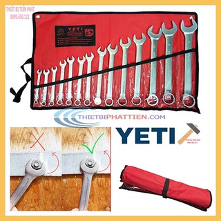 Trọn Bộ Cờ Lê YETI Gồm 14 Chi Tiết Loại Lớn Từ 10mm - 32mm (Chính Hãng)