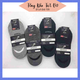 Combo 5 đôi tất, vớ hài miniso kháng khuẩn hàng loại 1