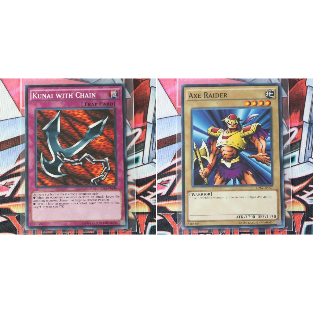 Bài Yugioh - Combo Axe Raider + Kunai With Chain