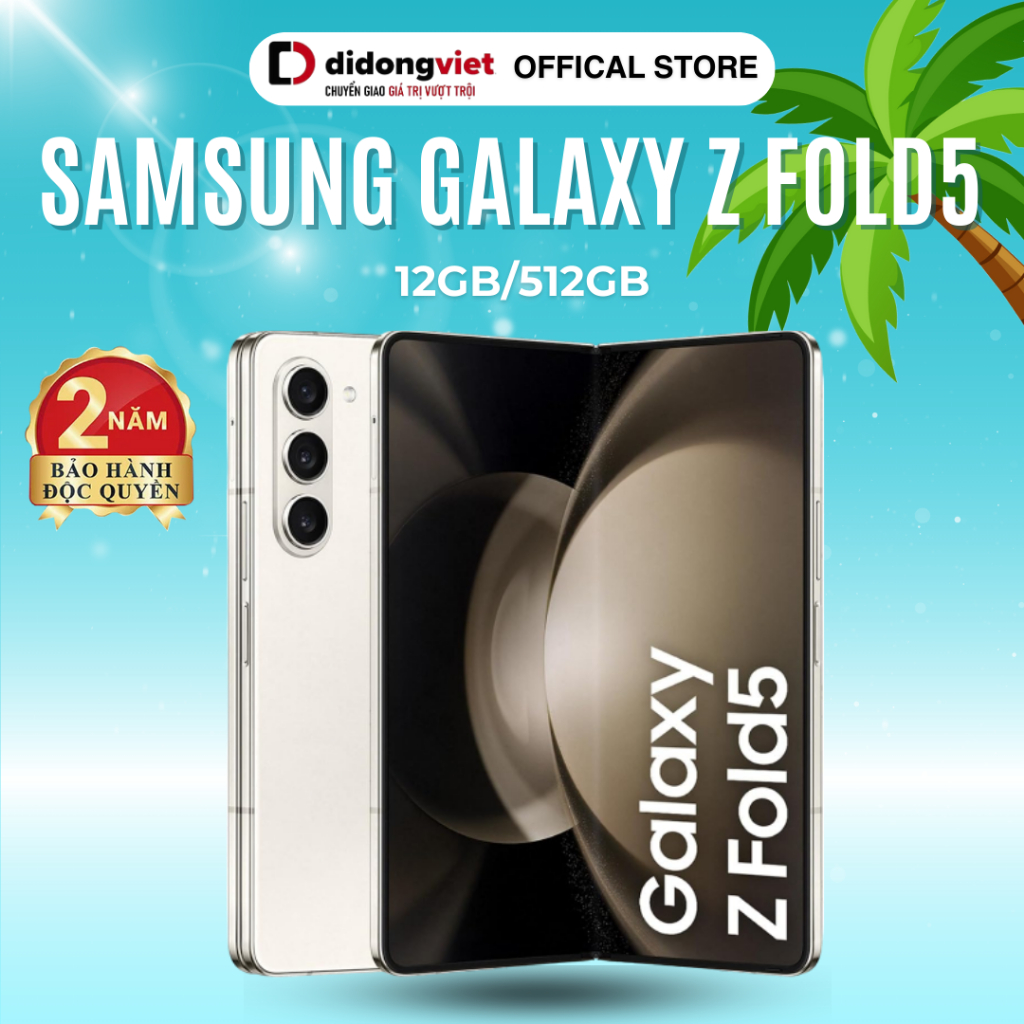 Điện Thoại Samsung Galaxy Z Fold5 5G 12GB/512GB Chính Hãng - Bảo hành độc quyền 2 năm tại Di Động Việt