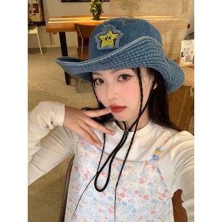 Mũ cao bồi jean ngôi sao