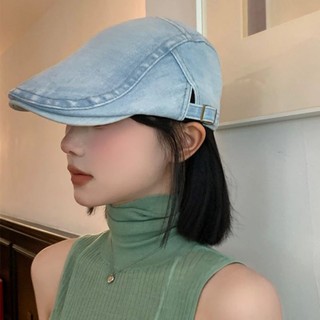 MŨ BERET MỎ VỊT VẢI JEAN