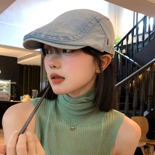 MŨ BERET MỎ VỊT VẢI JEAN