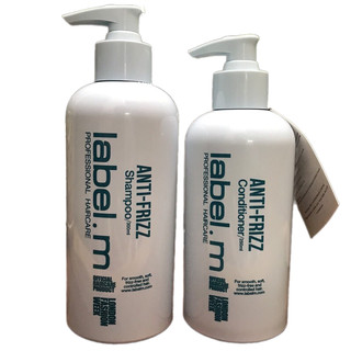 Dầu gội xả cho tóc bông xù làm thẳng tóc LABEL.M ANTI - FRIZZ 300ml/250ml